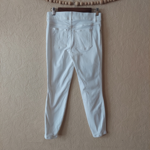 Spanx Jean-ish White Jeggings Medium Petite - Picture 4 of 10